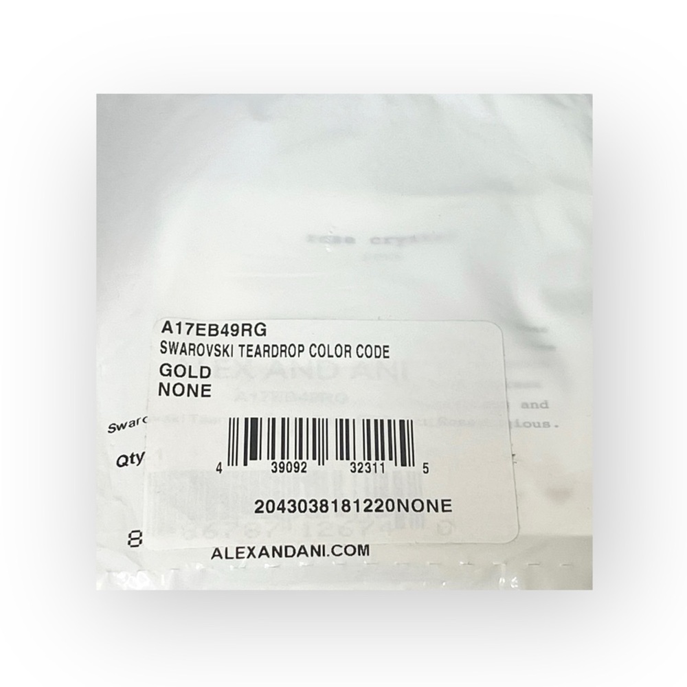 new Alex and Ani ꥟ Swarovski Crystal Birthstone Expandable Bangle ꥟ Gold + Pink - Picture 12 of 16